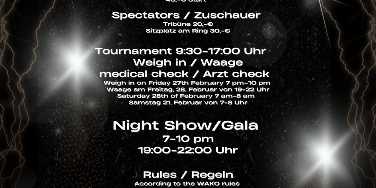 Heros of Hamburg Ringsport 28th of February 2026 – with Night Show/Gala