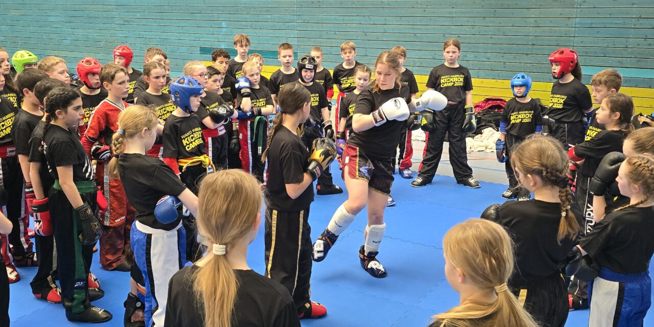 Kickbox Camp 2026 mit 150 Kindern